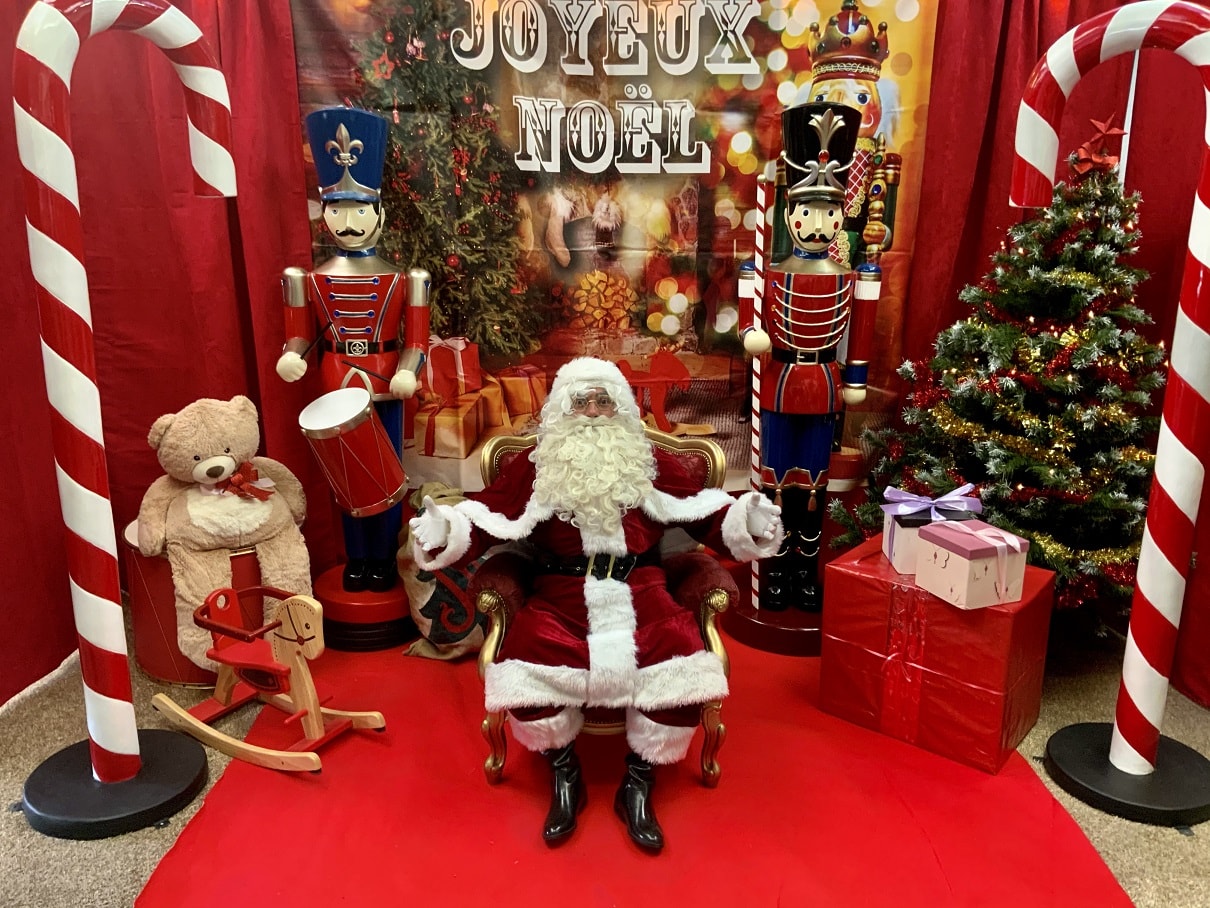 stand photo de noel